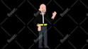 create a full body rig 2d character animation video