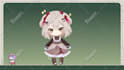 make your original character to be a live2d chibi 1