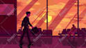 create pixel art animation lofi style in loop