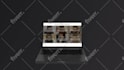 create an elegant website promo or website 3d presentation video