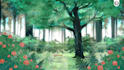 create a lofi, chill illustration, nft or background art