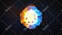 create a stunning fire intro and smoke logo animation