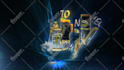 create technology video logo animation