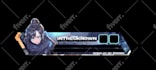 provide you with a custom apex legends health bar overlay of anime wraith