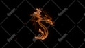 animate your logo intro with dragon fire reveal
