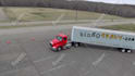 create logistics truck trailer promo video with your logo