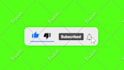make modern youtube subscribe and bell animation