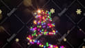 create this christmas lights video