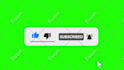 create animated youtube subscribe buttons, like and bell