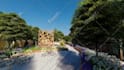 design 3d model and render exterior with landscape