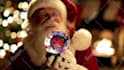 insert your logo in this christmas ball with santa