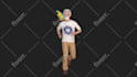 make best 3d character model, rig and basic animate