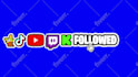 make custom follow animation for twitch, kick streaming platform