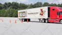 create logistics truck trailer promo video with your logo