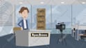 create an animated video with you as a cartoon character