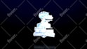 create gaming glitch logo reveal intro animation