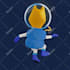 do characters and cute cartoon mascots in 3d