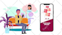 create a custom 2d animated app or website explainer video