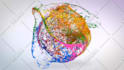 create a full HD colorful paint effects logo reveal