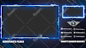 design stream overlay for twitch, obs , youtube ,etc