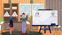 create 2d animated flat character video animation