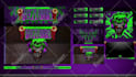 design custom animated twitch overlay and kick overlay