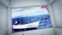 create watercolor paint slideshow intro or promo video