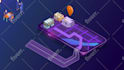 create a custom isometric explainer video in premium style