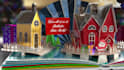 create animated 2025 christmas, new year video