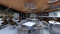 do interior design 3d rendering for cafés, restaurants, offices