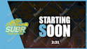 create animated countdown starting soon for twitch streaming