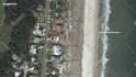 make drone view footage or video from google earth studio