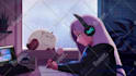 create lofi loop animation illustration and animated gif