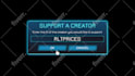 animate a support a creator code for rocket league