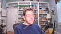 create a relaxed conversational video looking to the side