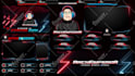 design twitch logo, stream animated overlay kick, twitch stream package, screens