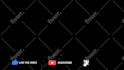 create animated youtube subscribe buttons, like and bell