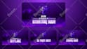 make animated twitch brb, starting soon, offline screens