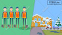 do roof repair, damage, and installation 2d animated video