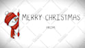 make christmas video whiteboard style