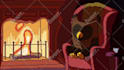 create pixel art animation lofi style in loop