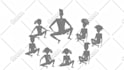 do stick man animation video with mood impreshion