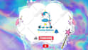 create kids colorful unicorn intro outro