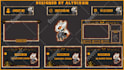 design cute twitch overlay, kick, tiktok and animated stream overlay panels