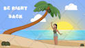 create animated starting soon, be right back, offline twitch screen overlays