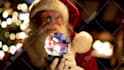 insert your logo in this christmas ball with santa