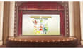 theatre curtain logo reveal