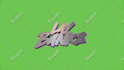 3d  logo rotating and text rotating animation perfect loop