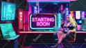 create animated screens for streamers, starting soon, brb, ending