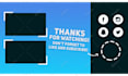 a professional youtube outro and end screen animation